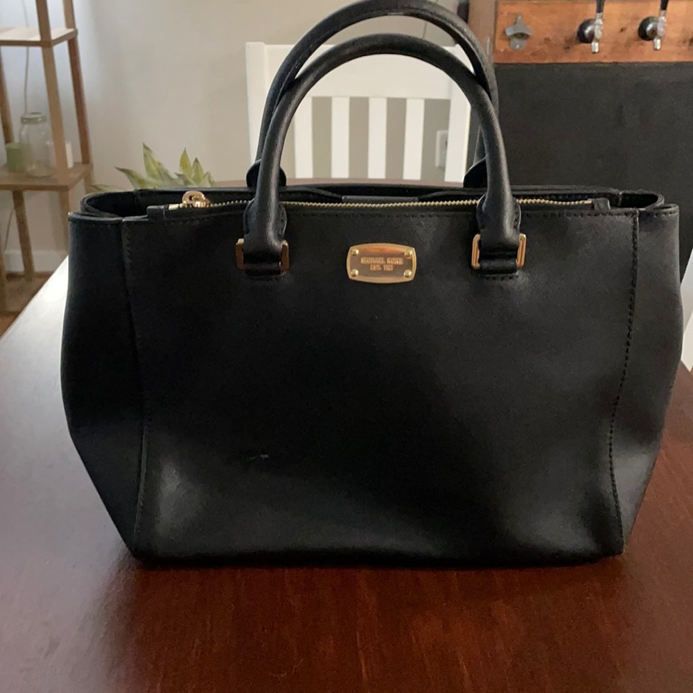Black tote MK